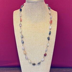 Colorful Real Gemstone Necklace